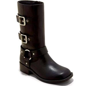 Art-Class Kids' Black Dee Tall Buckle Size Zip Boots NWT Girls’ Size: 1